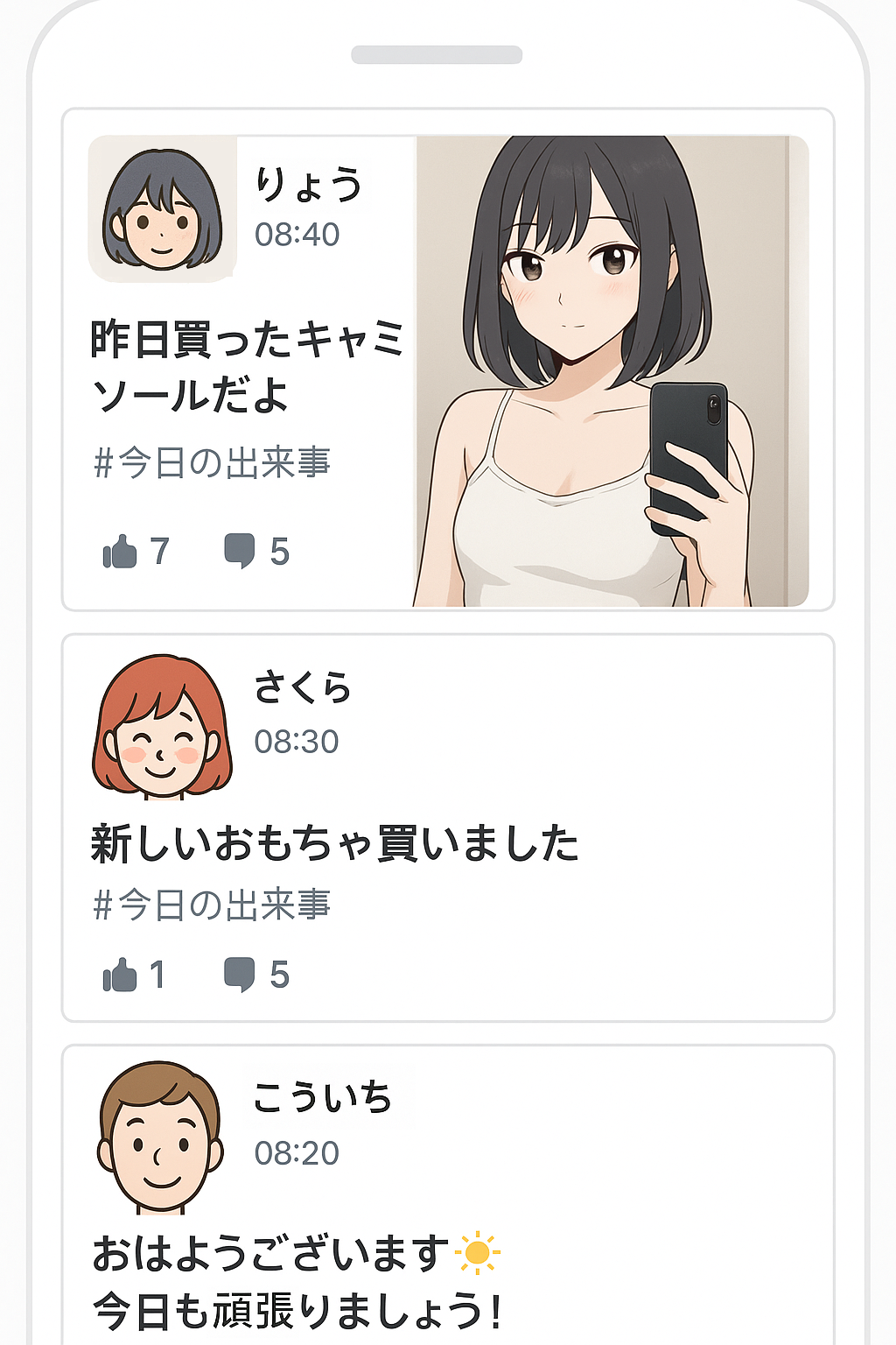 ナンネットIDタイムライン